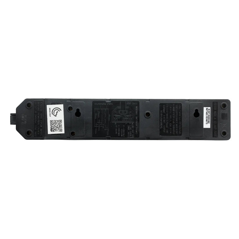 Masterplug Work - 4 Sockets, 13A, Black