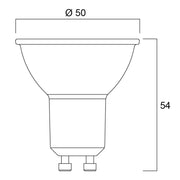 Sylvania LED Bulb GU10 Warm White A Rated 2w 345l