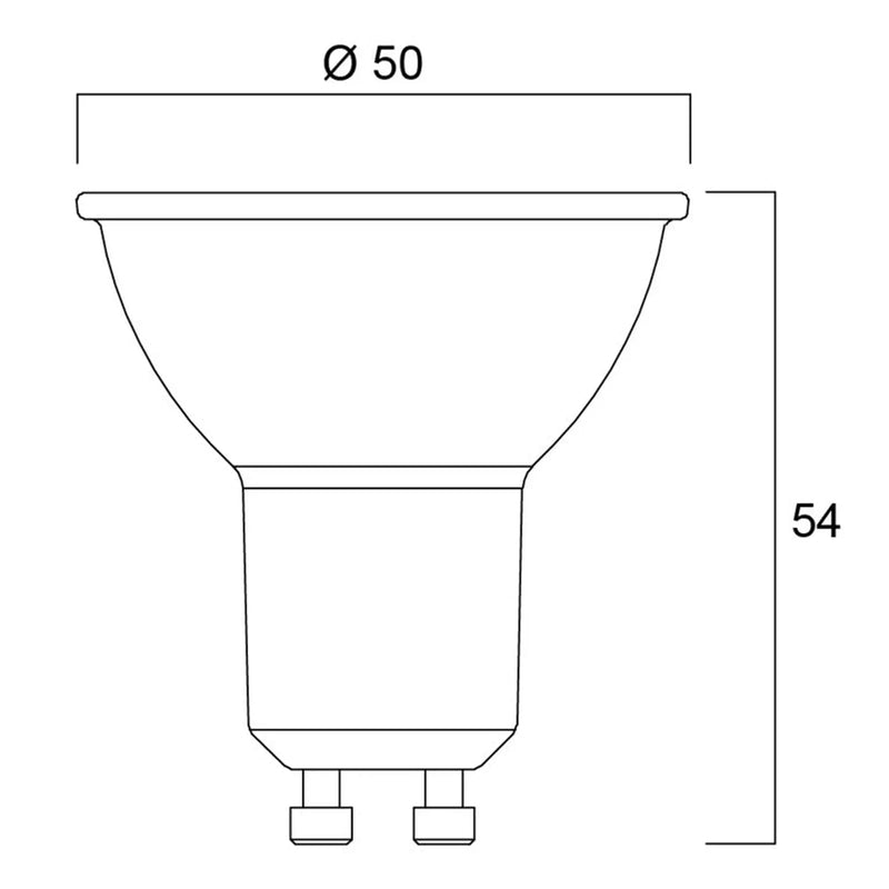 Sylvania LED Bulb GU10 Warm White A Rated 2w 345l