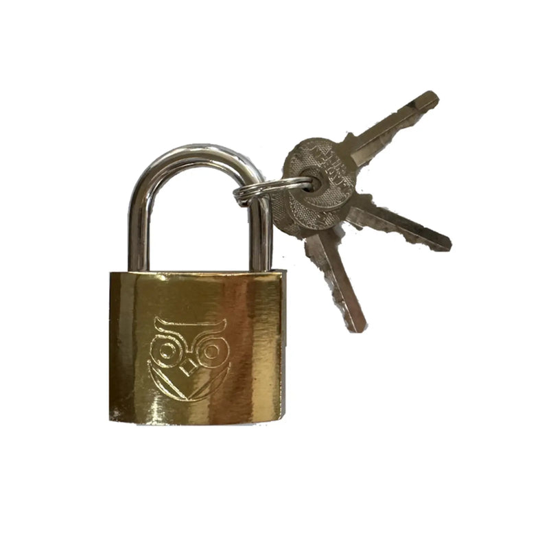 Owler & Banks Brass Coated Padlock 38mm