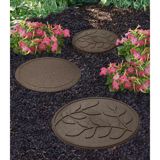 Primeur Reversible Stepping Stone Leaves Earth 2x45x45cm