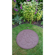Primeur Reversible Stepping Stone Leaves Earth 2x45x45cm