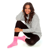 RJM Ladies Chenille Velvet Socks 2 Pack