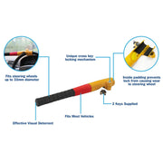 Streetwize Steering Wheel Lock Baseball Bat
