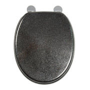 Croydex Flexi-Fix Toilet Seat Quartz Black