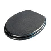Croydex Flexi-Fix Toilet Seat Quartz Black