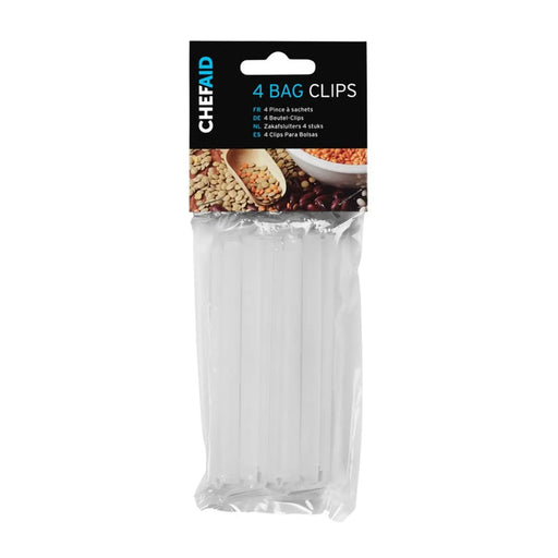 Chef Aid Bag Clips 11cm 4 Pack