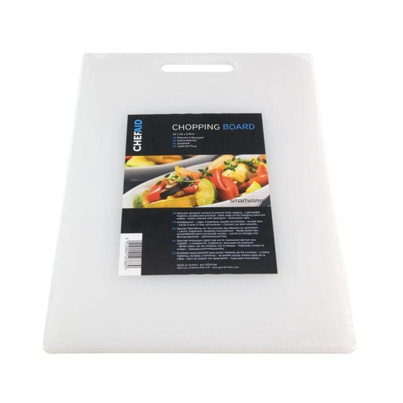 Chef Aid Poly Chopping Board 34.5 x 24.5 x 0.9cm