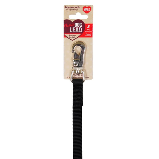 ROSEWOOD Black Dog Lead 40" x 1"