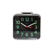 Acctim Parker Sweep Bell Alarm Clock Silver
