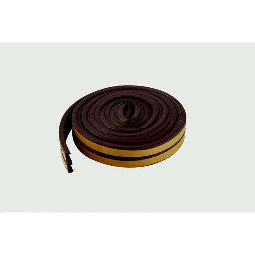 Woodside EPDM E Rubber Strip 5m Brown