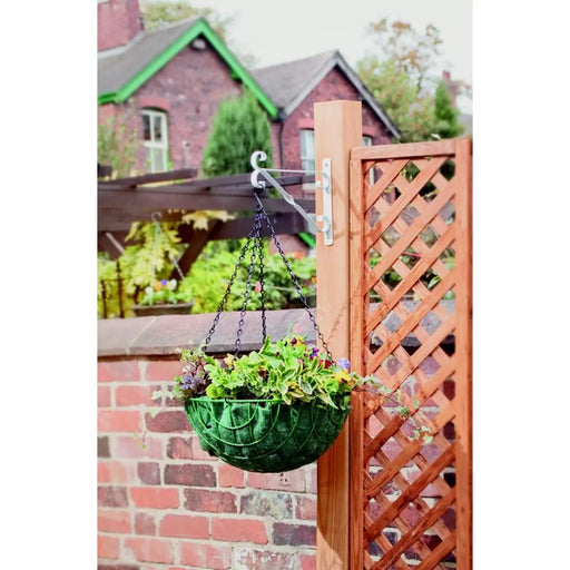Ambassador Hanging Basket Bracket 30cm/12" White