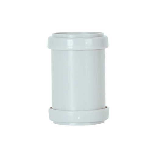 Davant Push Fit Straight Coupling White 40mm