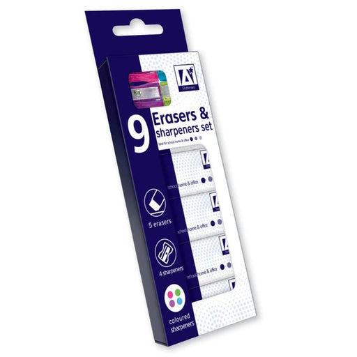 I G Design Eraser & Sharpener Set