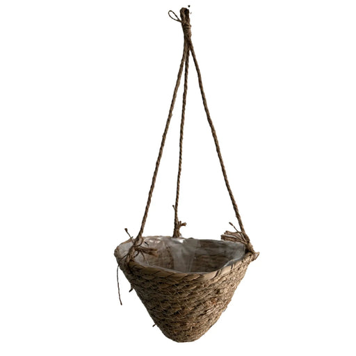 Ambassador Cone Woven Hanging Basket 8.5"