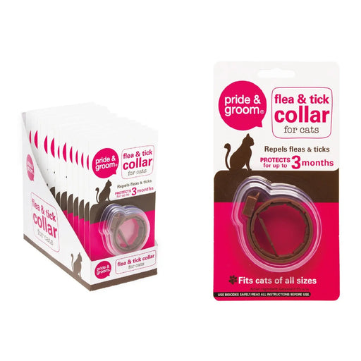 Pride & Groom Flea & Tick Collar For Cats