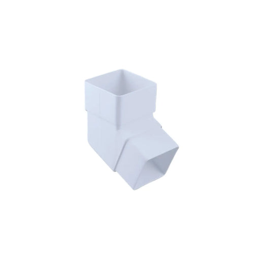 Kayflow Rainwater 112.5° Square Offset Bend White 65mm