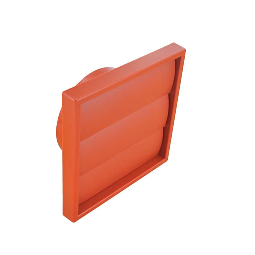 Securit Gravity Wall Flap Outlet 100mm Terracotta