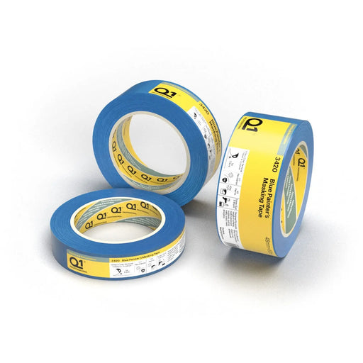 Q1 Blue Painters Masking Tape 25mm x 50m