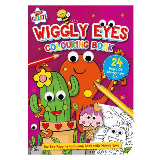 I G Design Wiggly Eye Colouring Book 24 pages