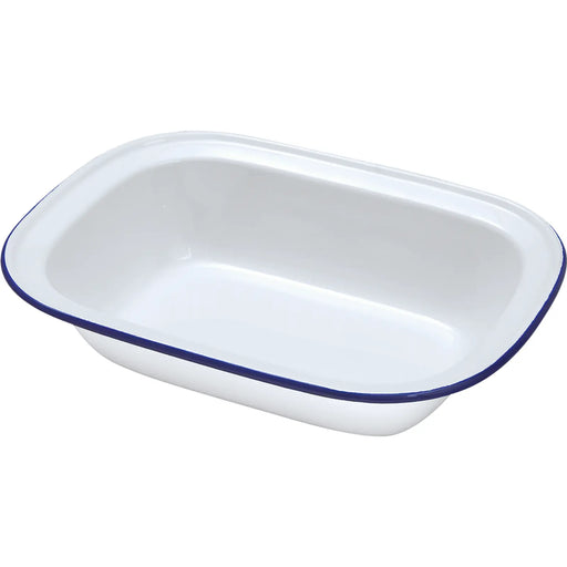 Falcon Oblong Pie Dish - Traditional White 30cm
