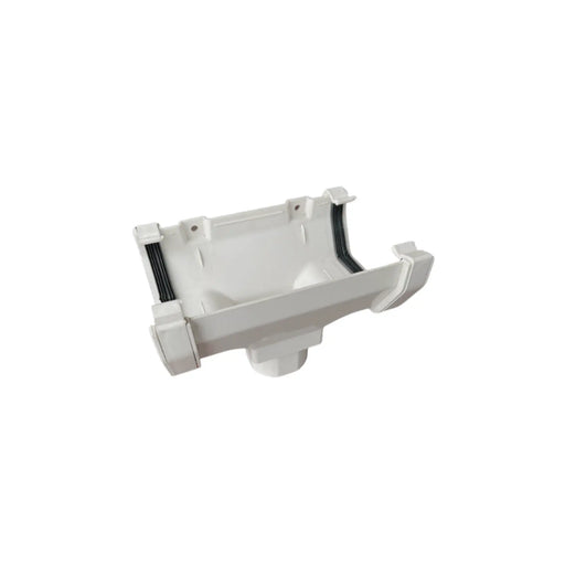 Kayflow Rainwater Square Running Outlet White 112mm