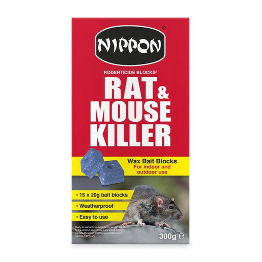 Nippon Rodenticide Wax Blocks 300g