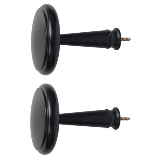 Jones Interiors Shore Wood Holdback Black Pair