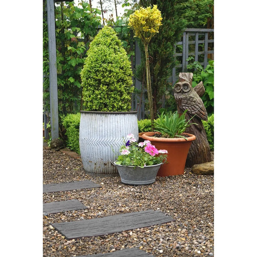 Primeur Railroad Stepping Stone Railroad Tie Grey 2x25x60cm