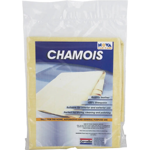 Granville Chemicals Premium Genuine Chamois Leather 3 Sq Ft Large