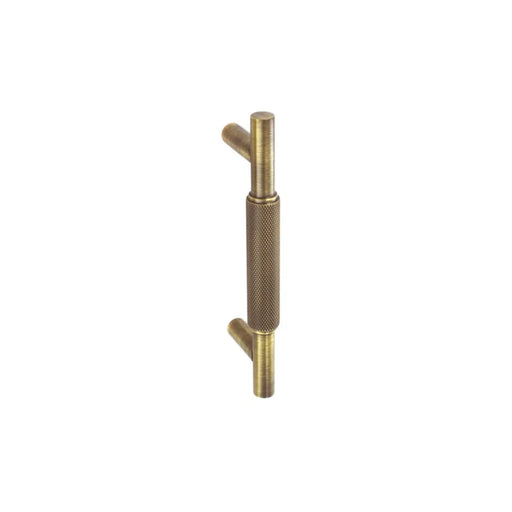 Smiths Architectural Solid Brass Knurled Handle 96mm Antique Brass