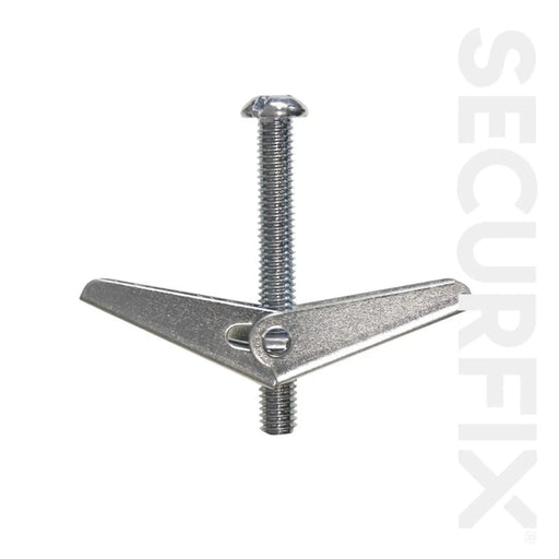 Securfix Heavy Duty Spring Toggle 20 Pack M6 x 50mm