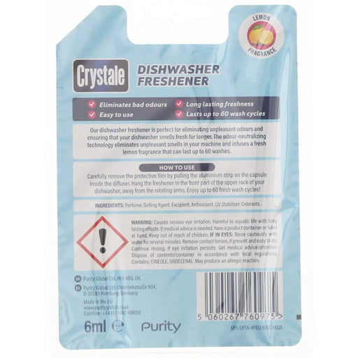 Crystale Dishwasher Freshener 5ml