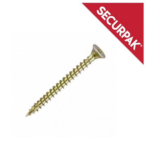Securpak Pozi CSK Screws YZP 4.5 x 25mm Pack 35