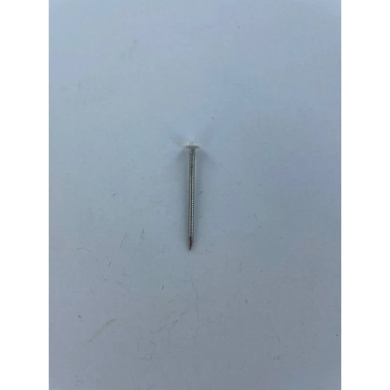 Securfix Stainless Steel Plastic Headed Pin White 40mm 50 Pack