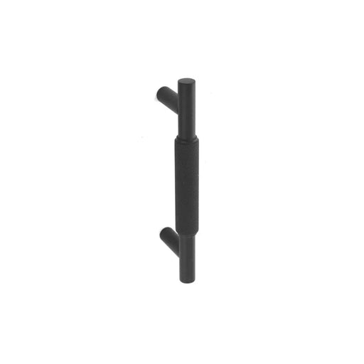 Smiths Architectural Solid Brass Knurled Handle 96mm Matt Black