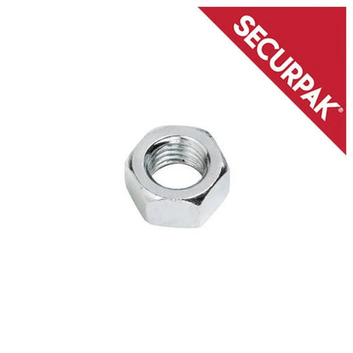 Securpak Zinc Plated Hexagon Nuts M4 Pack 90