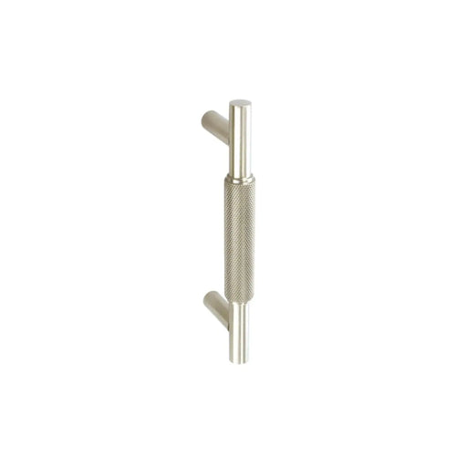 Smiths Architectural Solid Brass Knurled Handle 96mm Satin Nickel