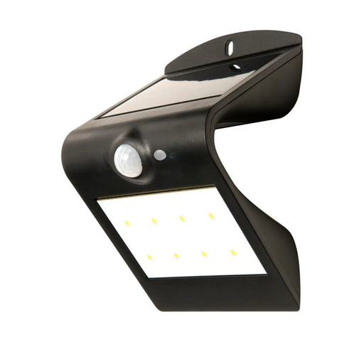 Luceco Solar Guardian PIR Wall Light Black