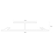 Regency Dual Grip M103 900mm Brushed Black