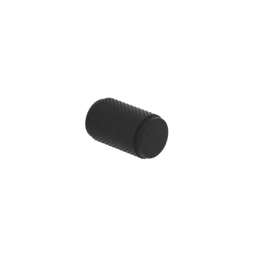 Smiths Architectural Knurled Cylinder Knob 18mm Matt Black