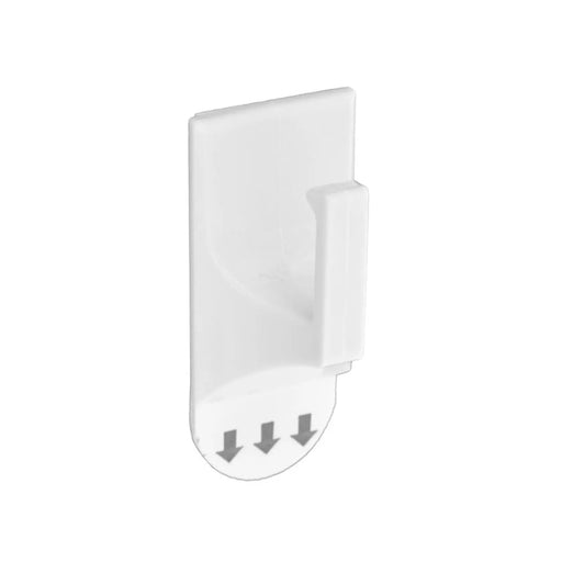 Securit Removable Square Hook White 45 x 80mm
