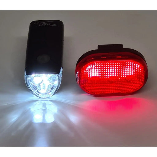Sport Direct Mega White LED Front Light Set