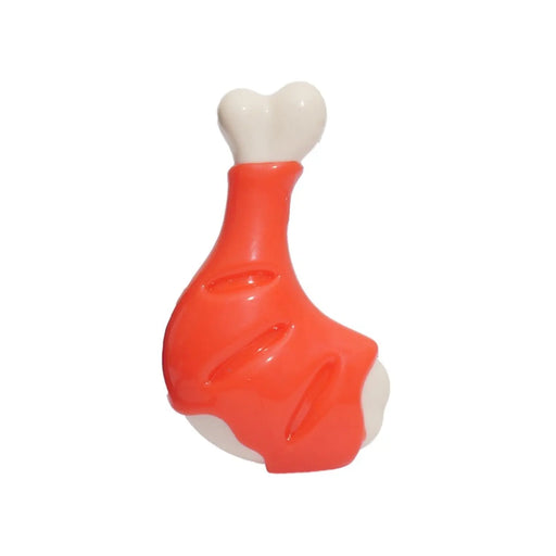 ROSEWOOD Meaty Chicken Leg Dog Toy Small
