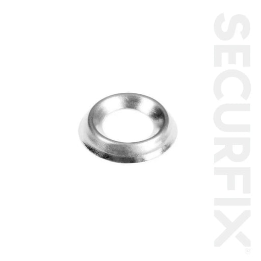 Securfix Cup Washers Nickle Plated No.8 200 Pack