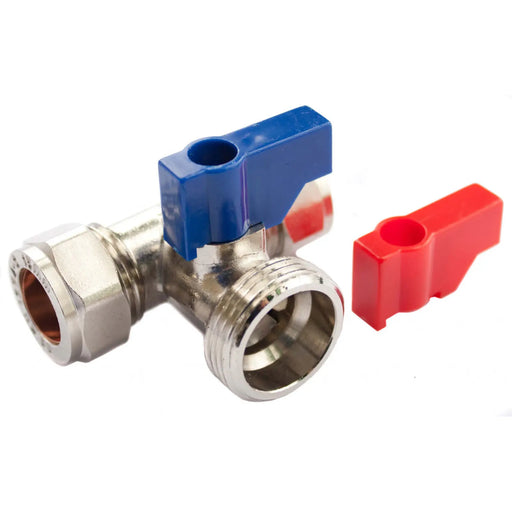 Oracstar Tee Valve (Hot/Cold) 15mm x 15mm x 3/4" BSP