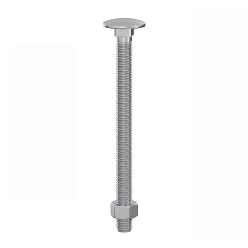 Securpak Carriage Bolts + Nuts M10x100mm 1 Pack