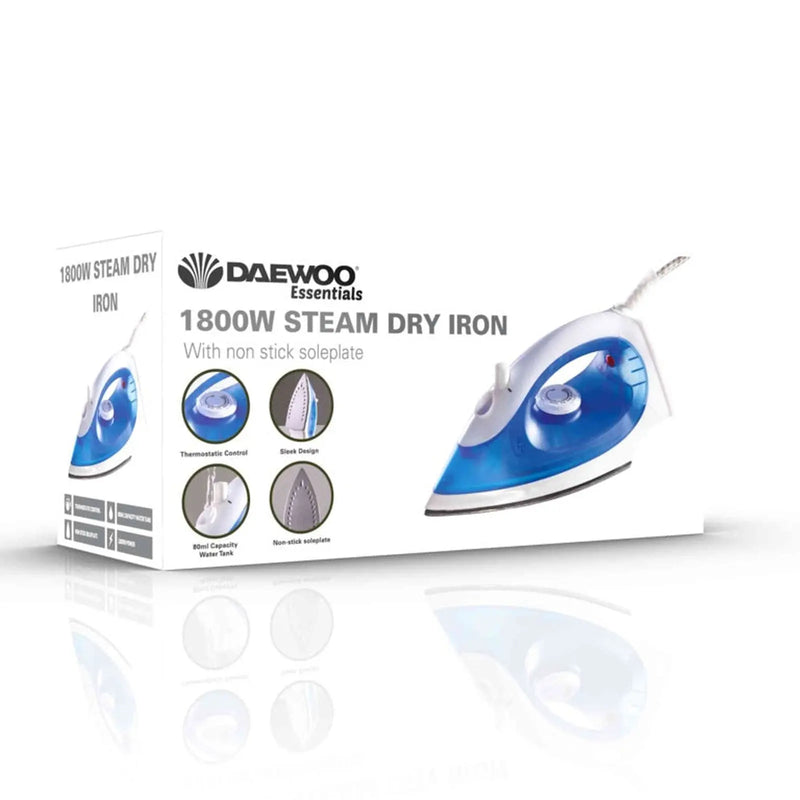 Daewoo Steam Dry Iron 1800w