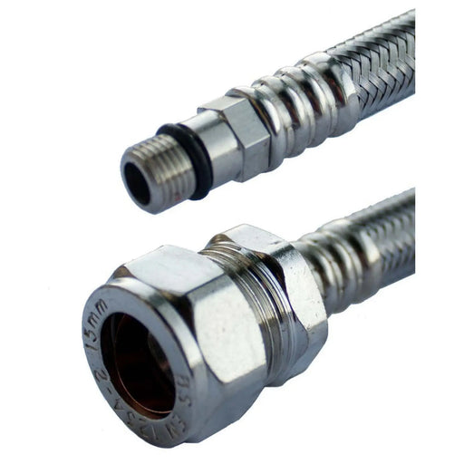 Oracstar Flexible Tap Connector - Pair 15mm x 12mm x 30cm