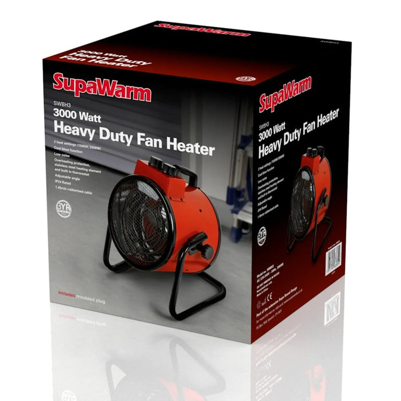 SupaWarm Heavy Duty Space Heater 3000w